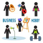 Hobbies illustration hobby cartoon clipart dreamstime stock artistic